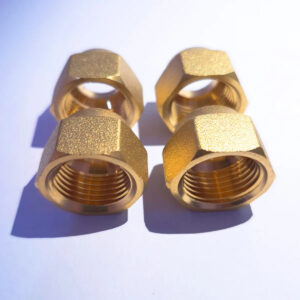 Kit 4 Pçs Porca Fange 1/2 Forjada Alta Pressão 800 Psi