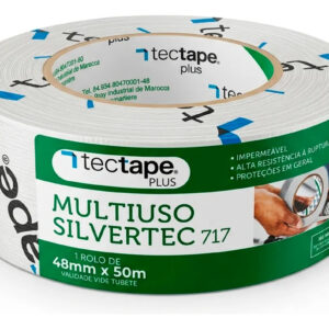 Fita Tectape 50m X 48mm Branca Ar Condicionado Silvertec