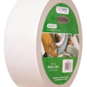 Fita Isolante Tectap Silvertec Multiuso Branca 48mm X 50m Adesivo Borracha Branco