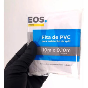 Fita De Pvc Branca Ar Condicionado Refrigeração 100mmx10m